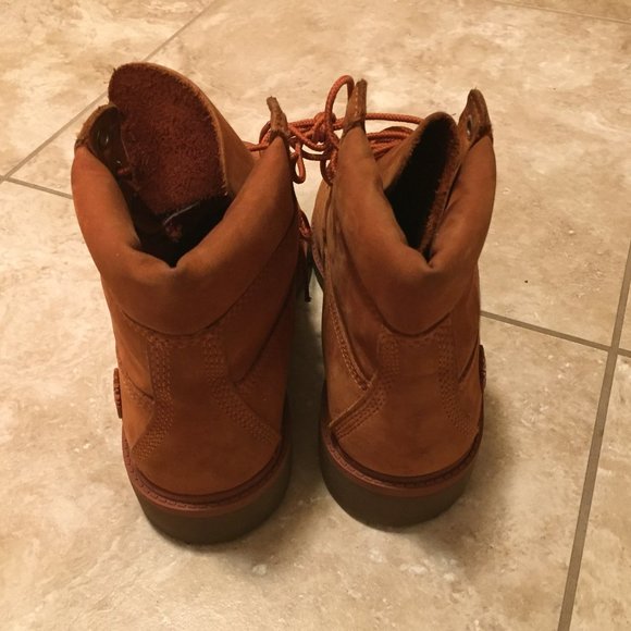 DTLR VILLA X Timberland 6″ Premium Orange Boots - Picture 10 of 11